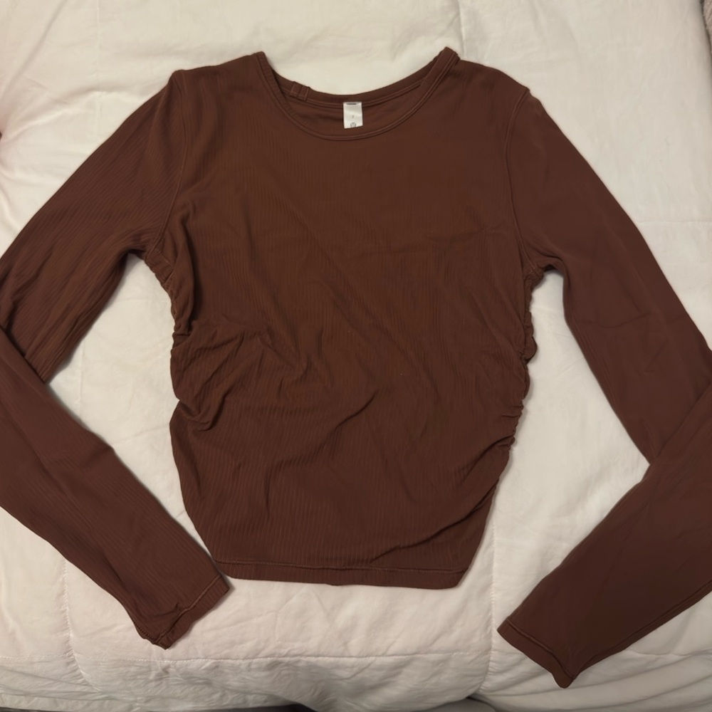 lululemon athletica Chocolate Long Sleeve Top